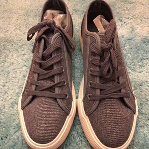 Women's Blue Denim Platform Shoes